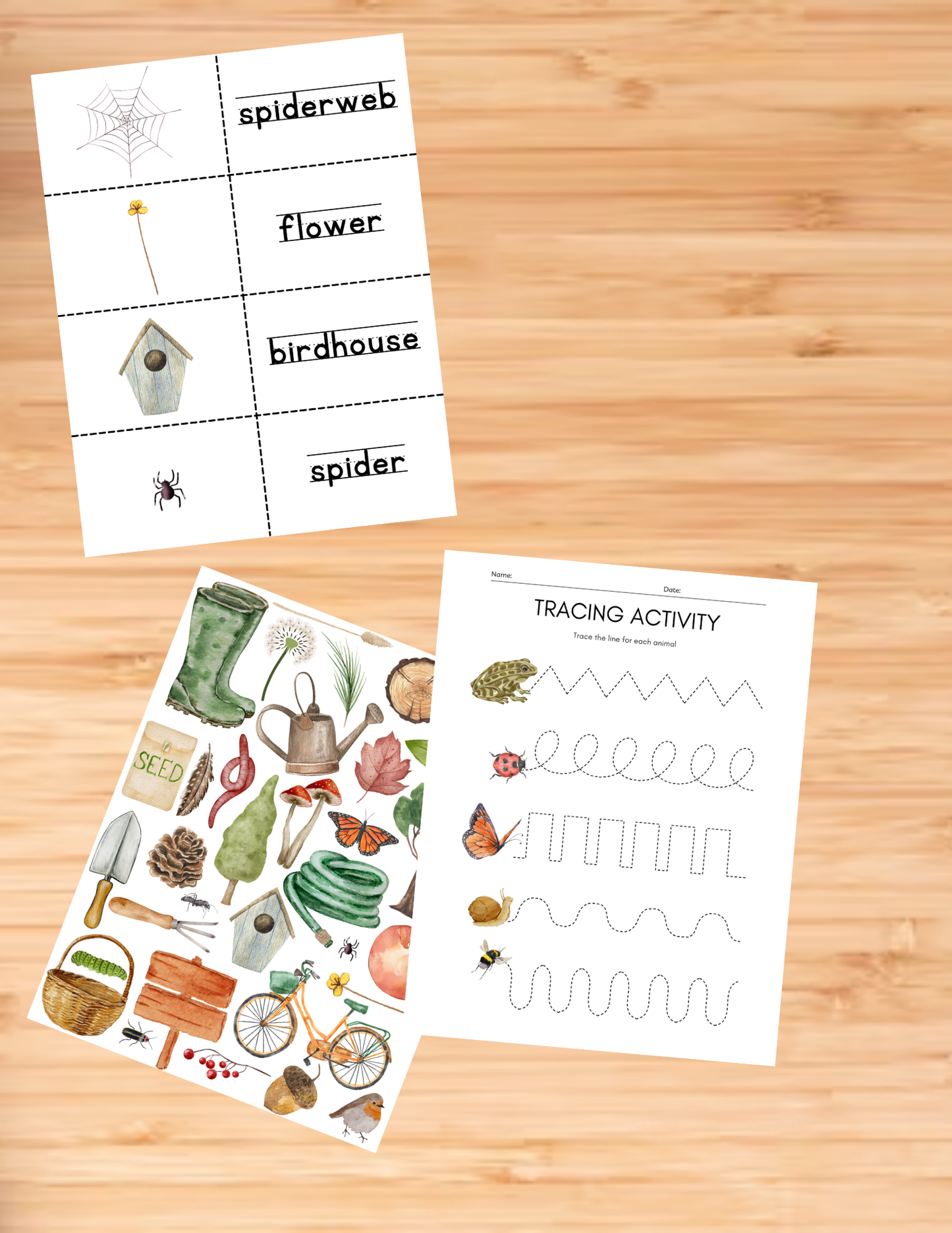 Woodland Scissor Skills - Printable/Download