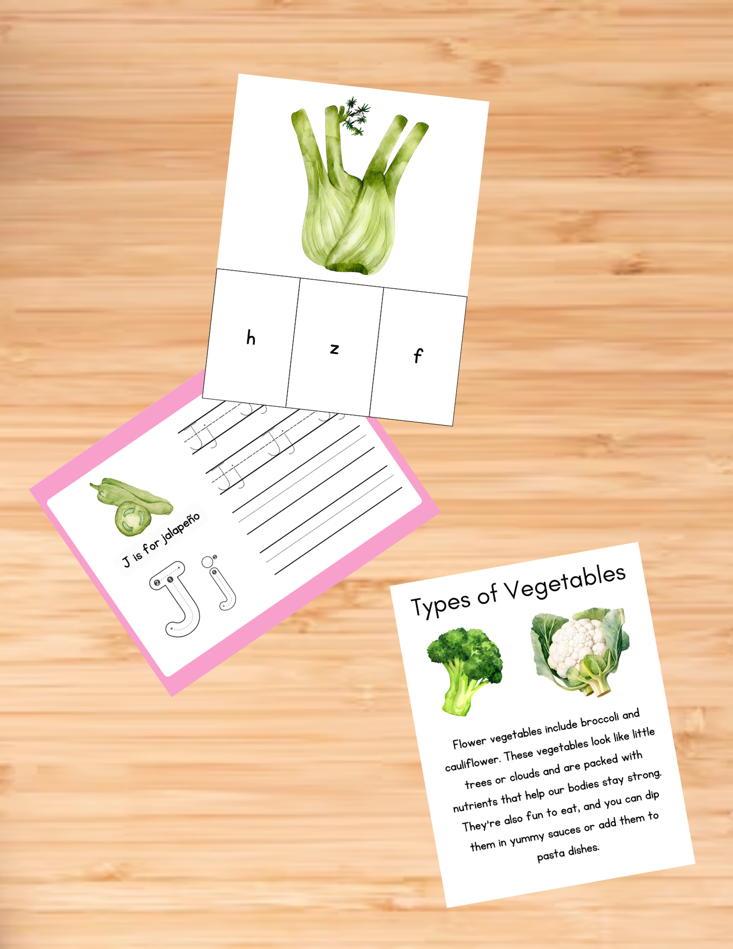 Vegetable Activity Book - Printable/Download