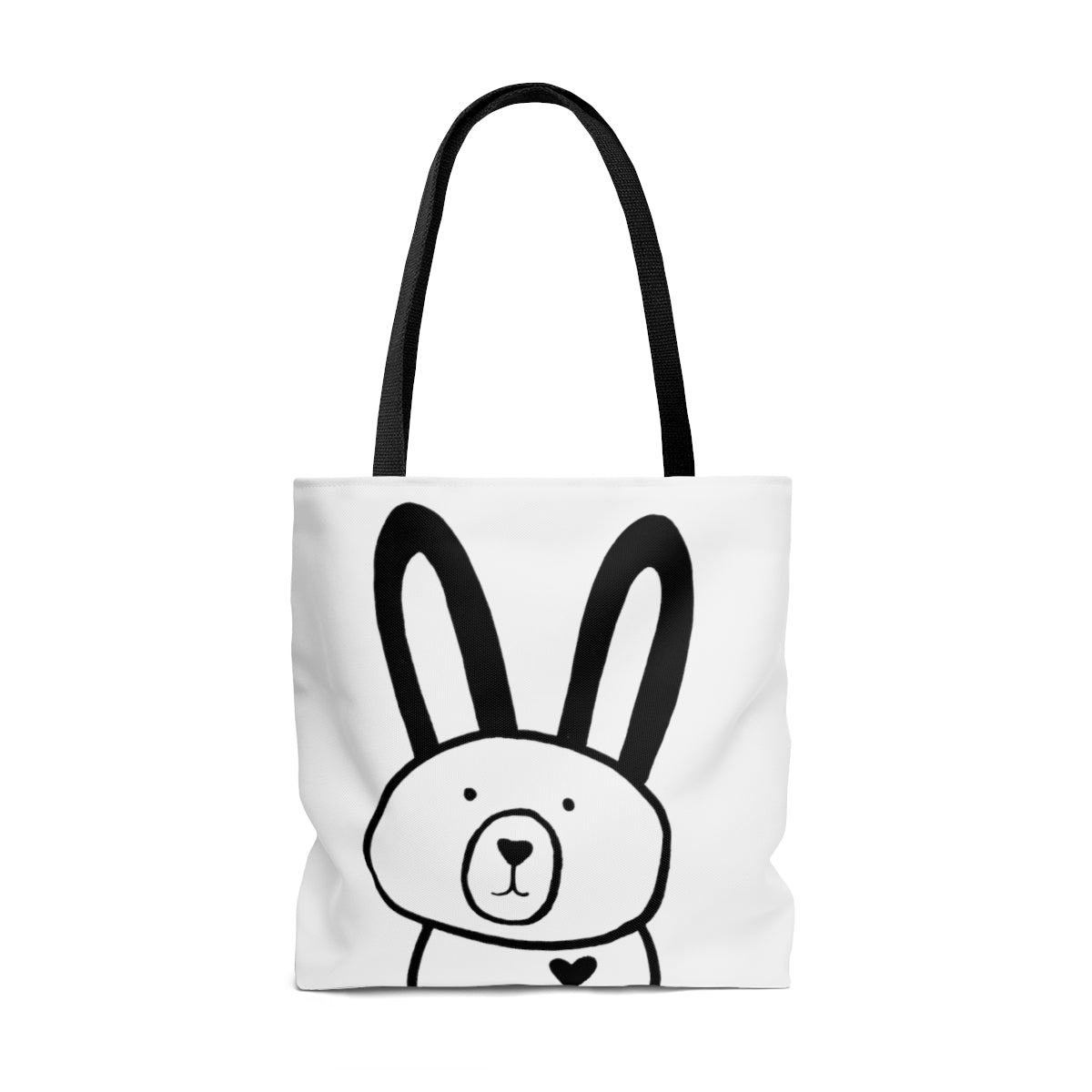 Rabbit Original Artwork Graphic Tote Bag Reusable Bag