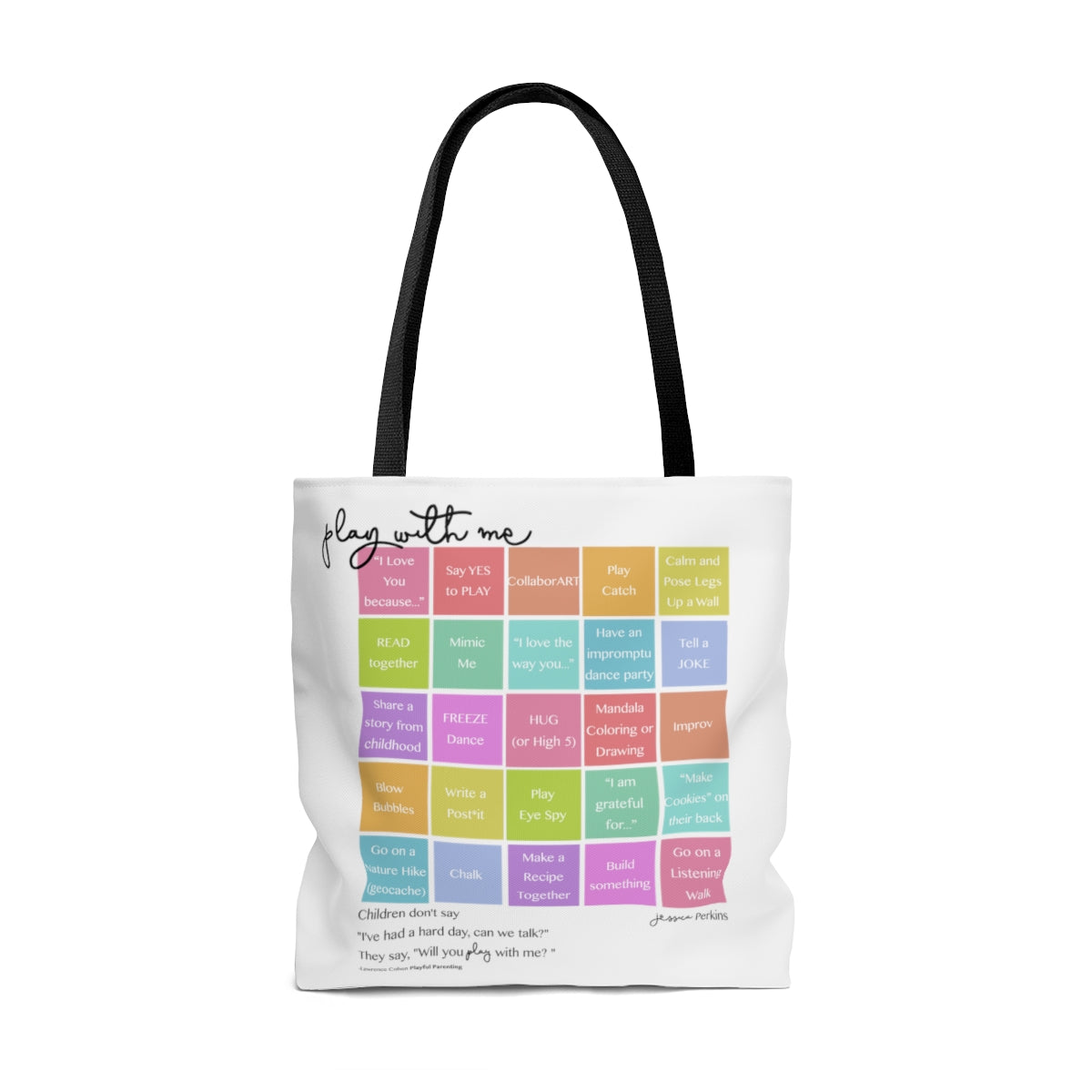 Ways to Play With Me tote bag