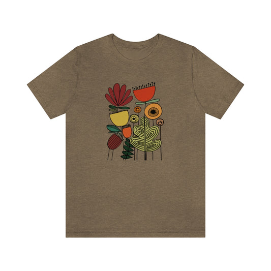 Vintage Floral Botanical Flower T-Shirt Range
