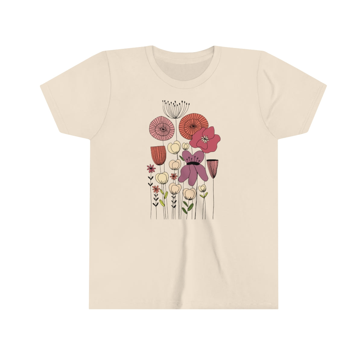 Wild Flowers - Youth Short Sleeve Tee