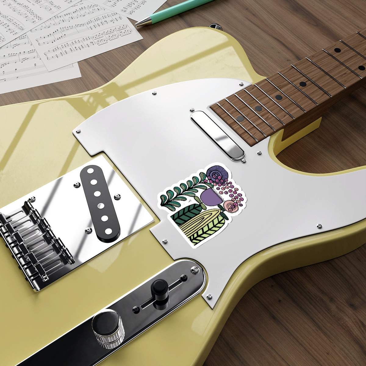 Die-Cut Stickers - Vintage Lavender Flowers