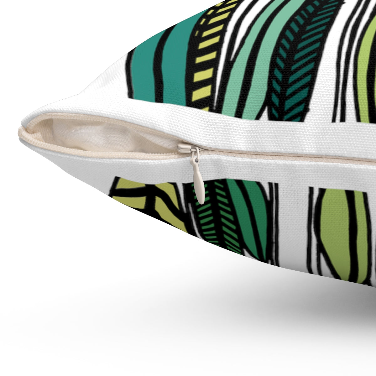 Vintage Periwinkle Flowers Spun Polyester Square Pillow