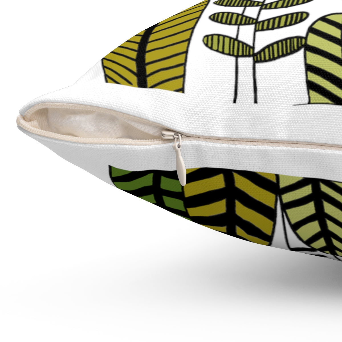 Vintage Flowers Cactus Flowers Spun Polyester Square Pillow