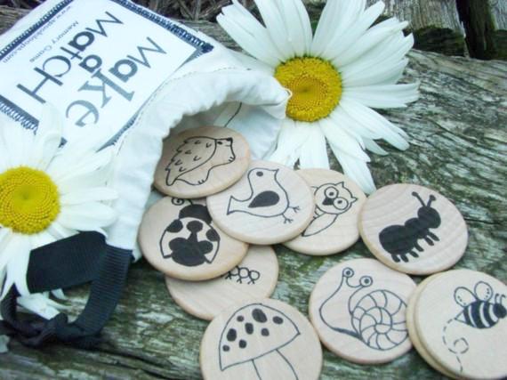 Learning Toy - Make A Match - Nature