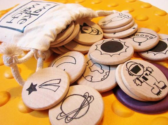 Learning Toy - Make A Match - Space