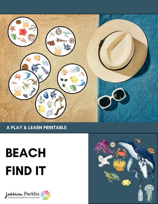 Beach Themed Find-It - Printable/Download