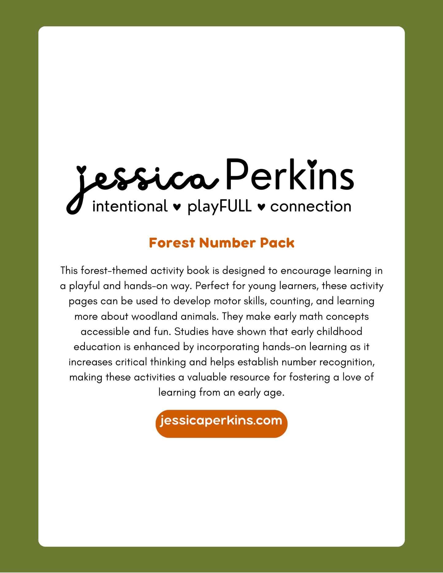 Forest Number Pack - Printable/Download