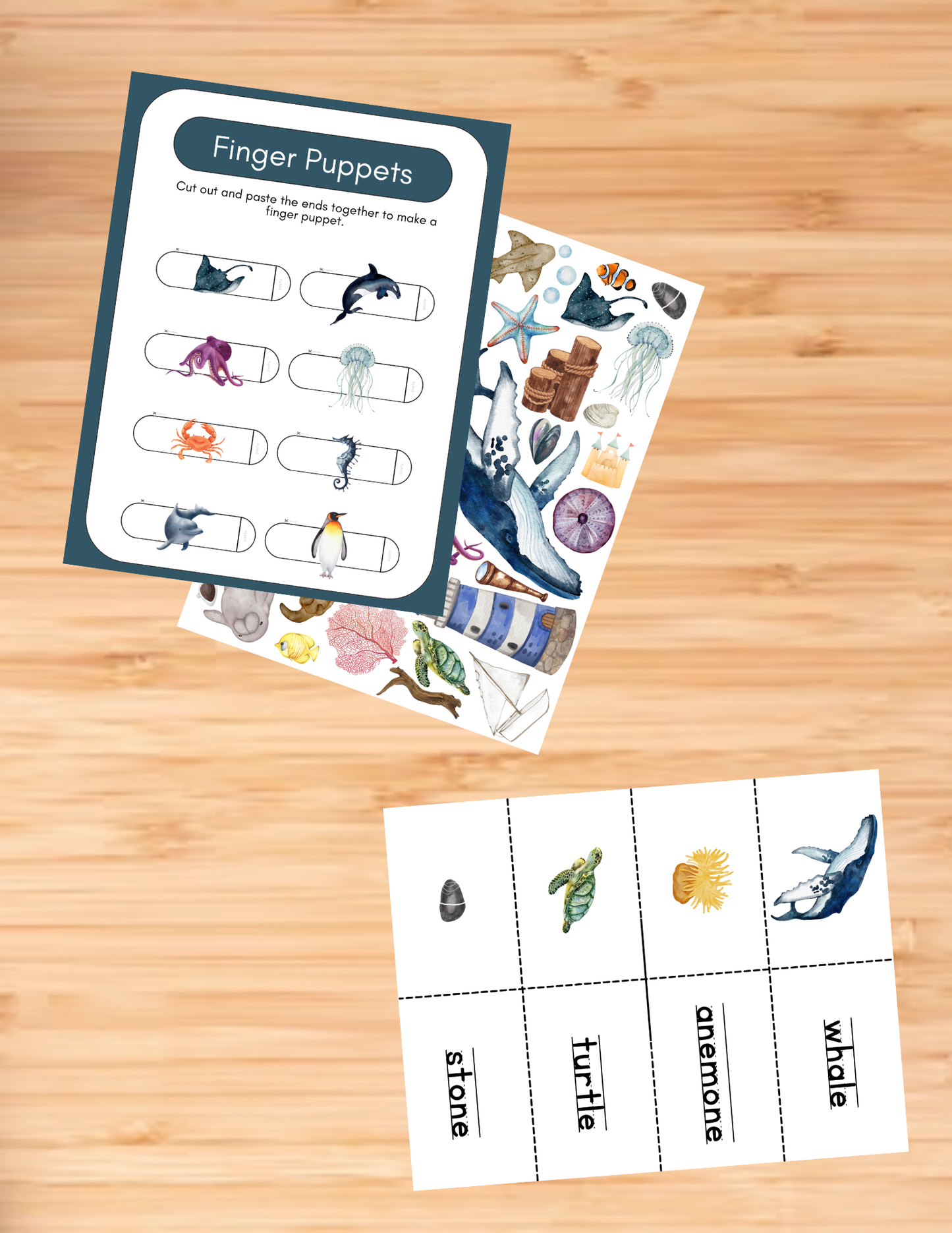 Ocean Scissor Skills - Printable/Download