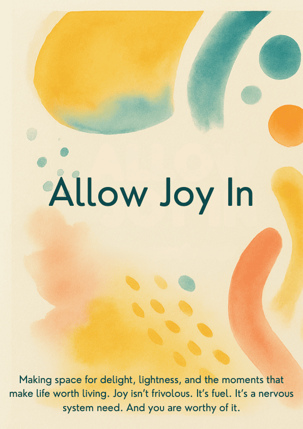 Week 48 — Allow Joy In Companion Workbook