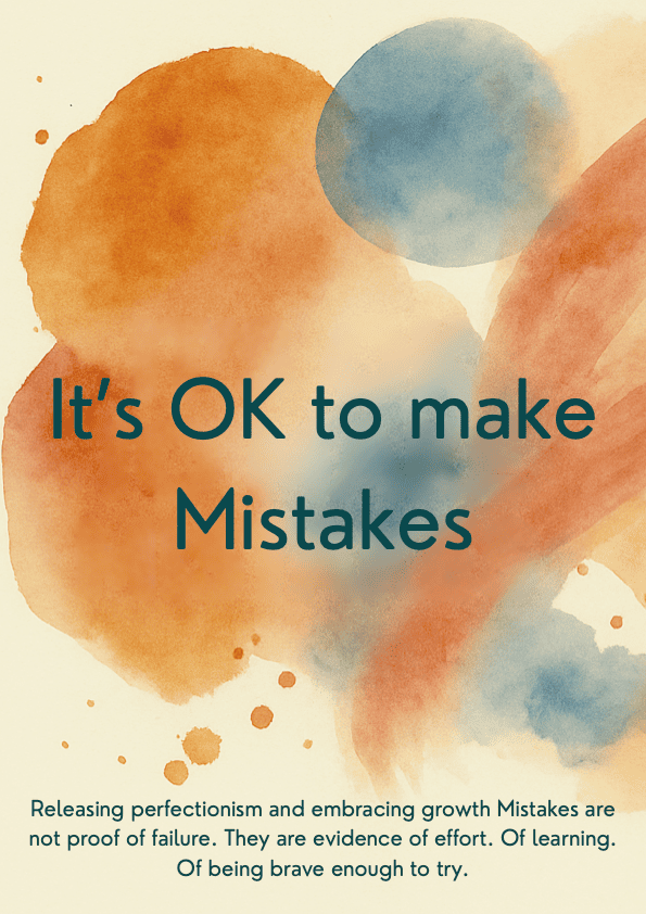 Week 08 — It's OK to make Mistakes Companion Workbook