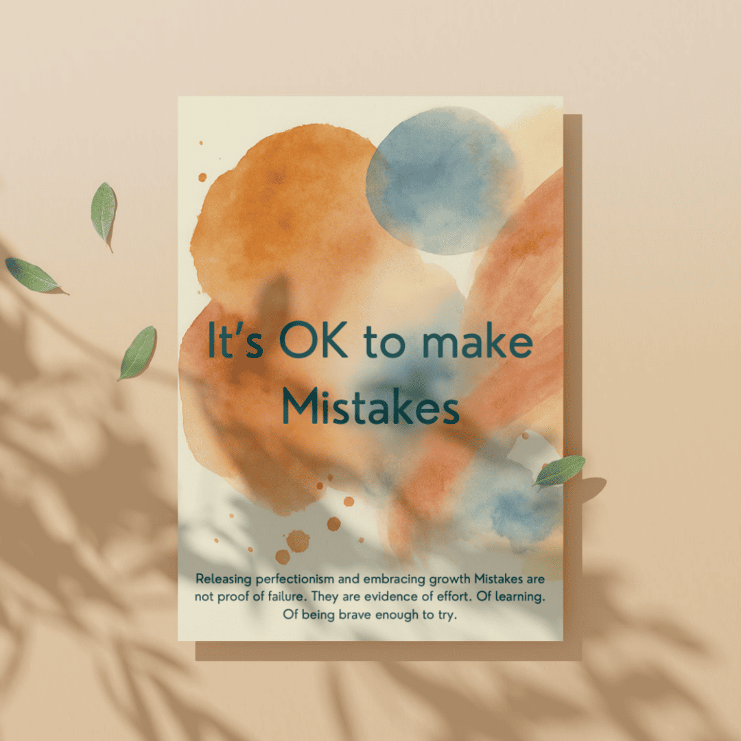 Week 08 — It's OK to make Mistakes Companion Workbook