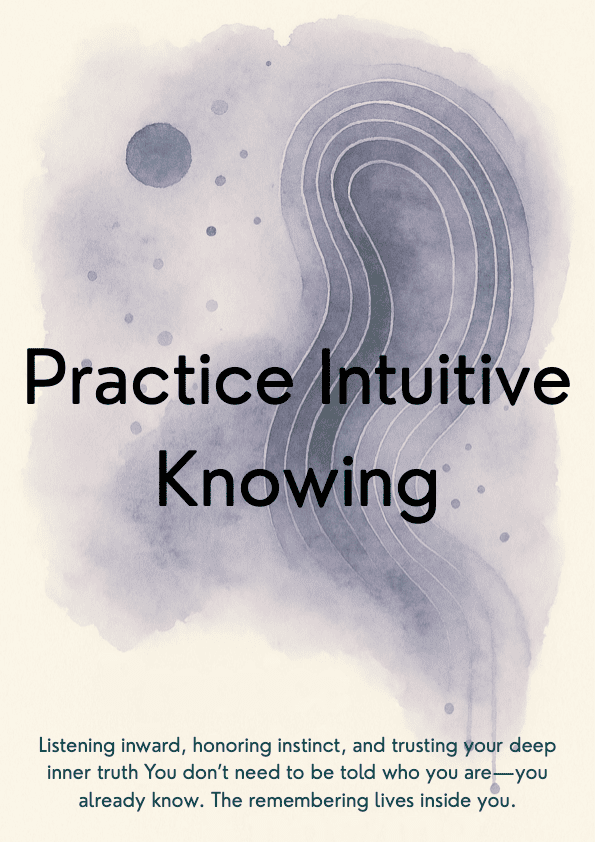 Week 20 — Practice Intuitive Knowing Companion Workbook