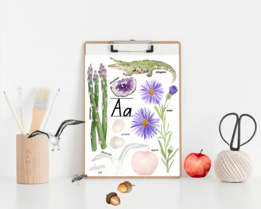 Alphabet Look & Find Mini Posters - Printable/Download