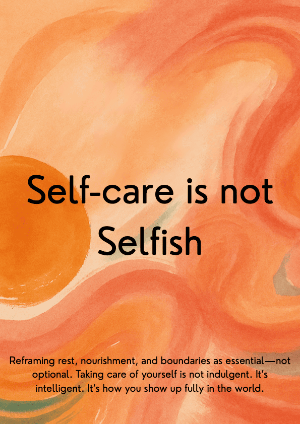 Week 41 — Self-care is not Selfish Companion Workbook