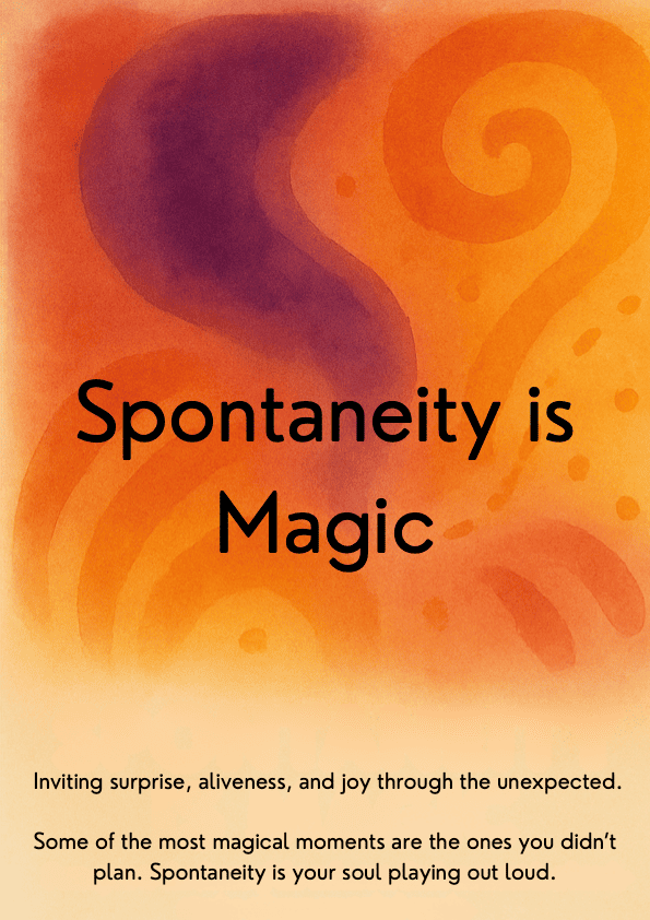 Week 37 — Spontaneity is Magic Companion Workbook