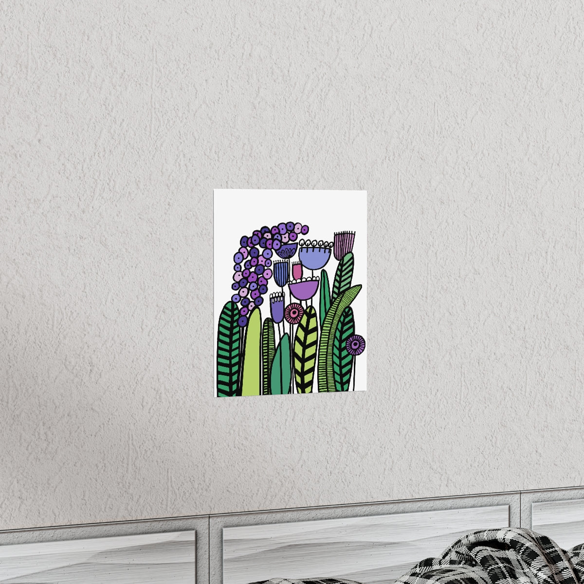 Vintage Purples Premium Matte vertical posters