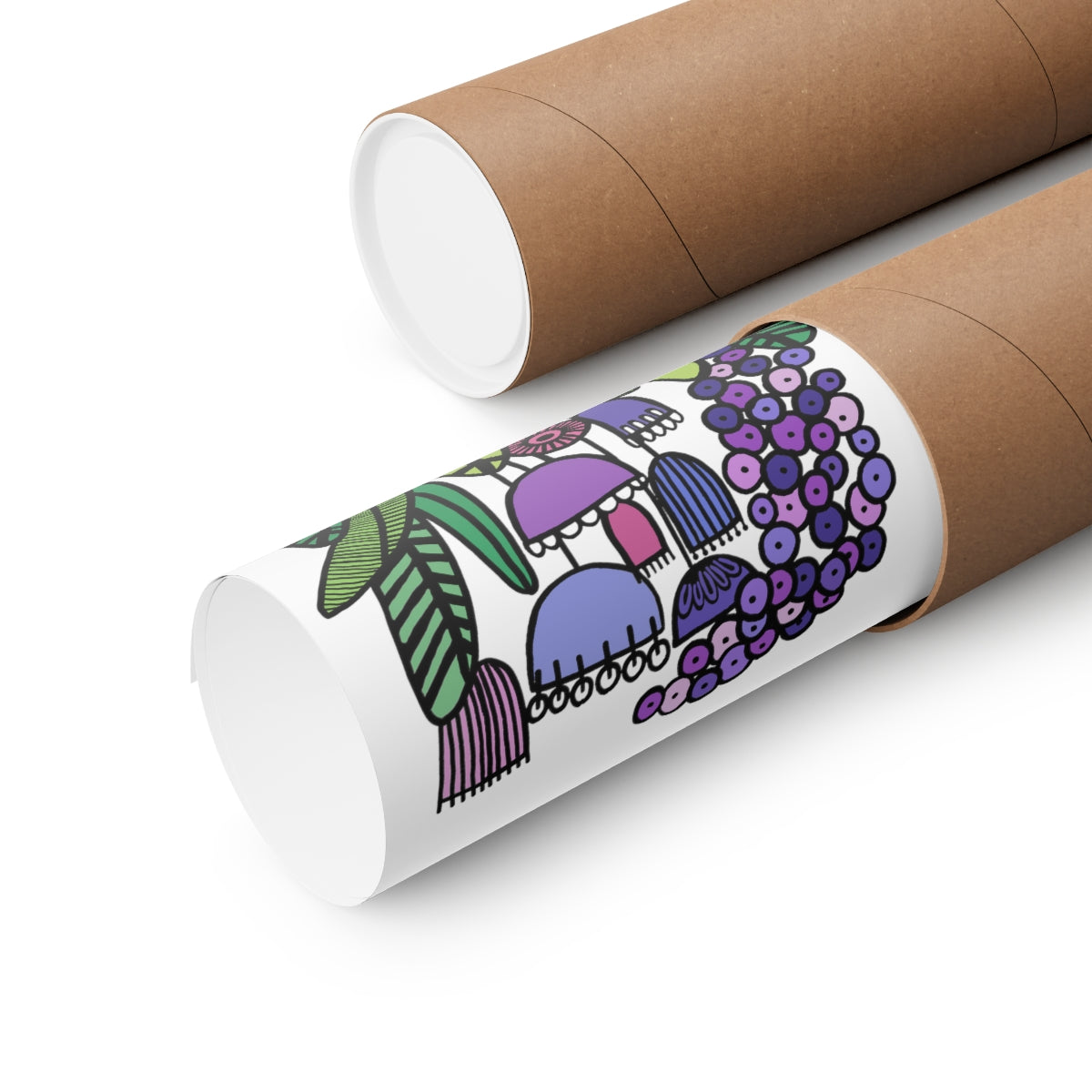 Vintage Purples Premium Matte vertical posters