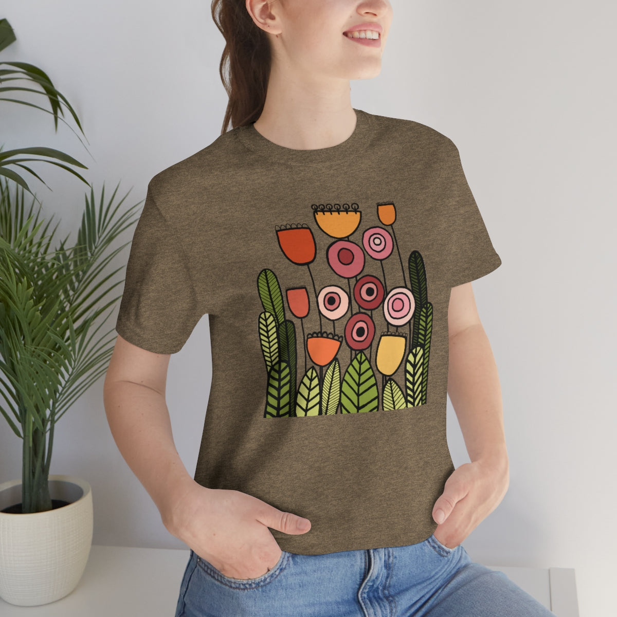 Vintage Botanical Flower T-shirt, Teacher flower shirt, Floral Flower tshirt, botony tee, nature shirt