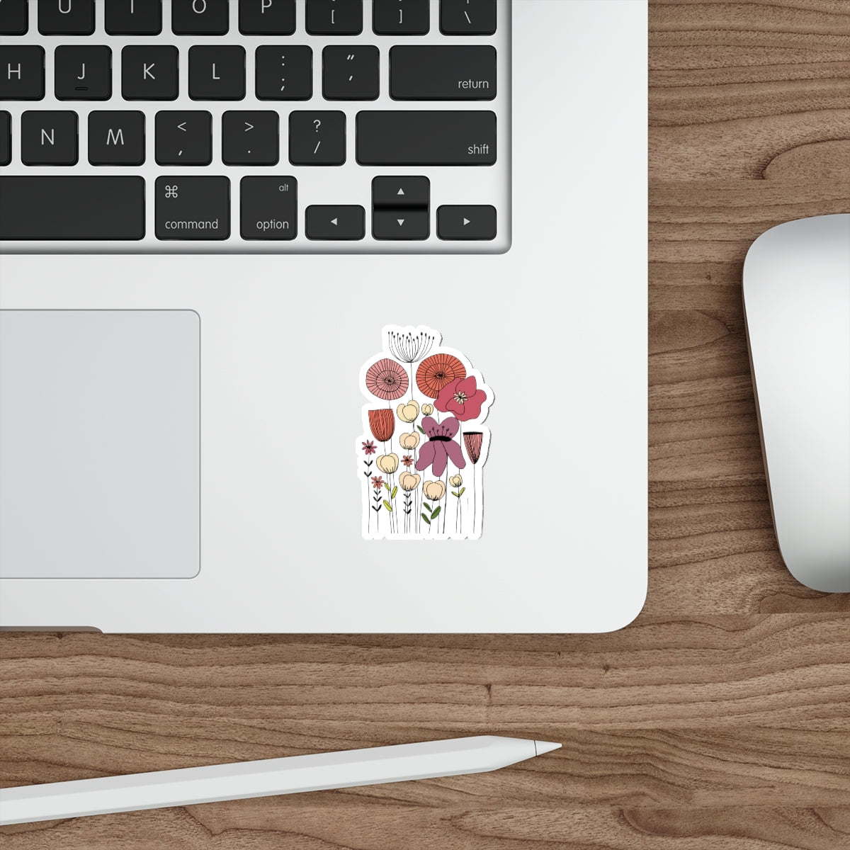 Vintage Wildflowers Die-Cut Stickers
