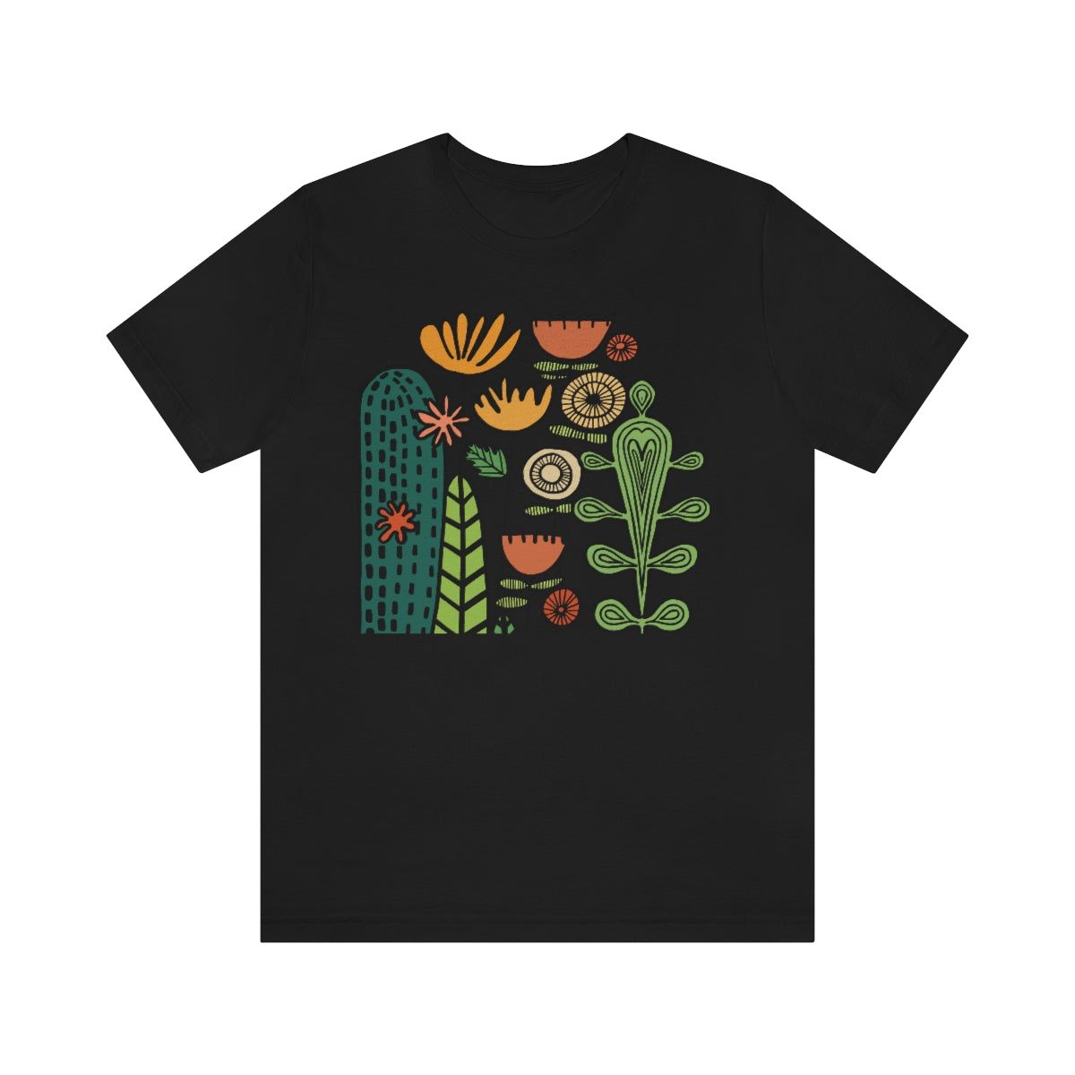 Botanical Flower T-shirt, Warm Desert Floral Tee, Teacher flower shirt, Floral Flower tshirt, wildflower shirt, montessori teach shirt