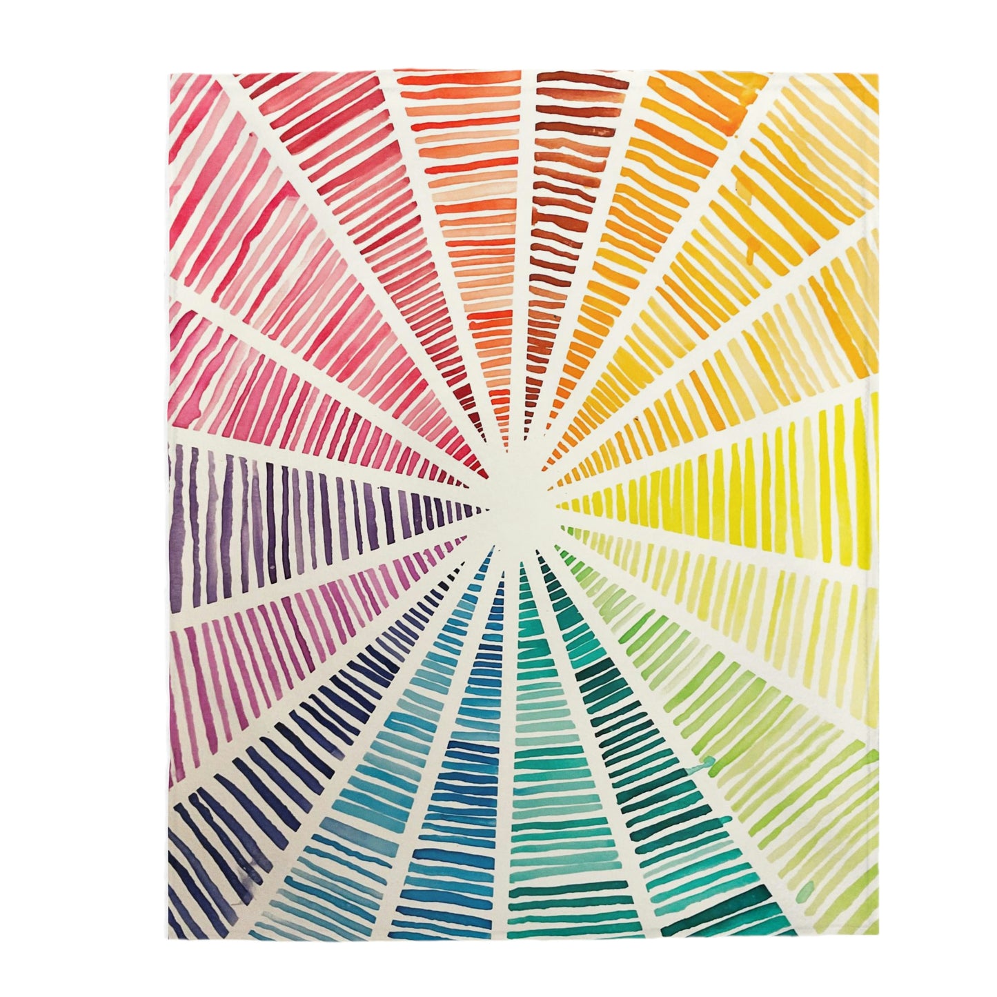 Velveteen Plush Blanket - Rays