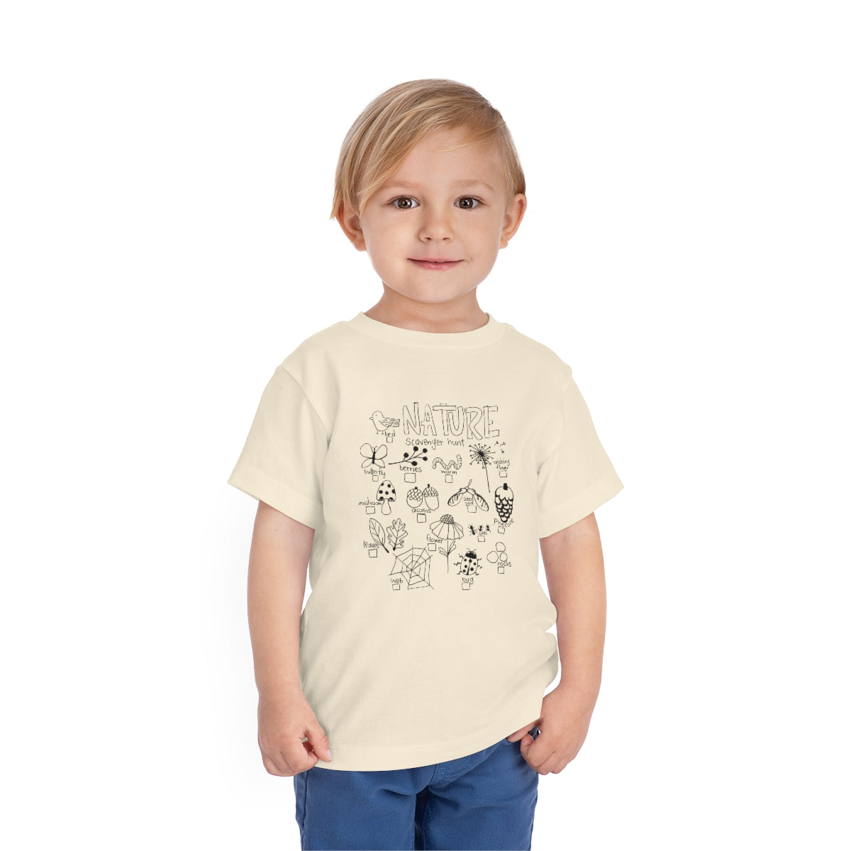 Nature Scavenger Hunt - Toddler Short Sleeve Tee