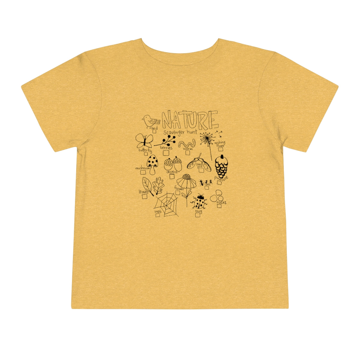 Nature Scavenger Hunt - Toddler Short Sleeve Tee
