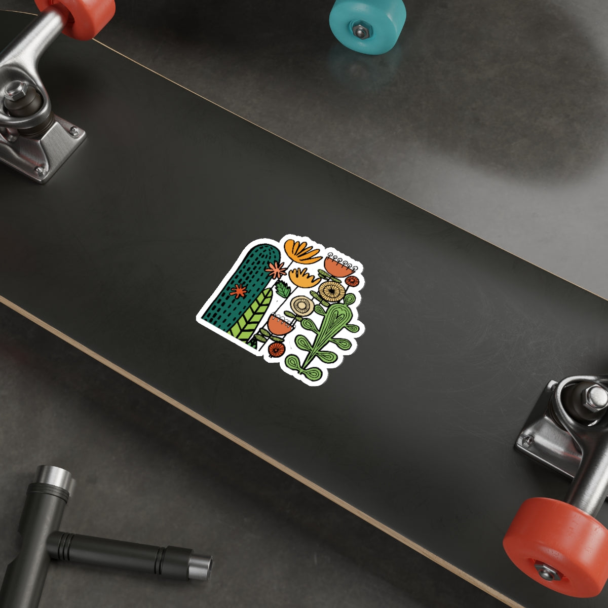 Die-Cut Stickers cactus