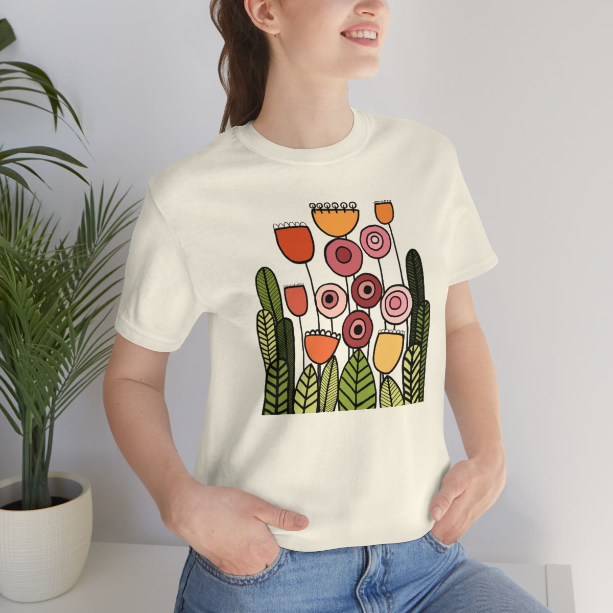 Vintage Botanical Flower T-shirt, Teacher flower shirt, Floral Flower tshirt, botony tee, nature shirt