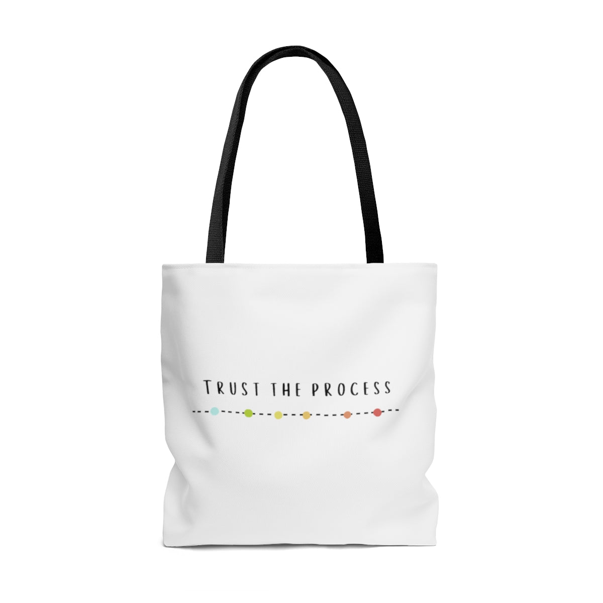 Trust the Process Original Artwork Reusable Graphic Tote Bag