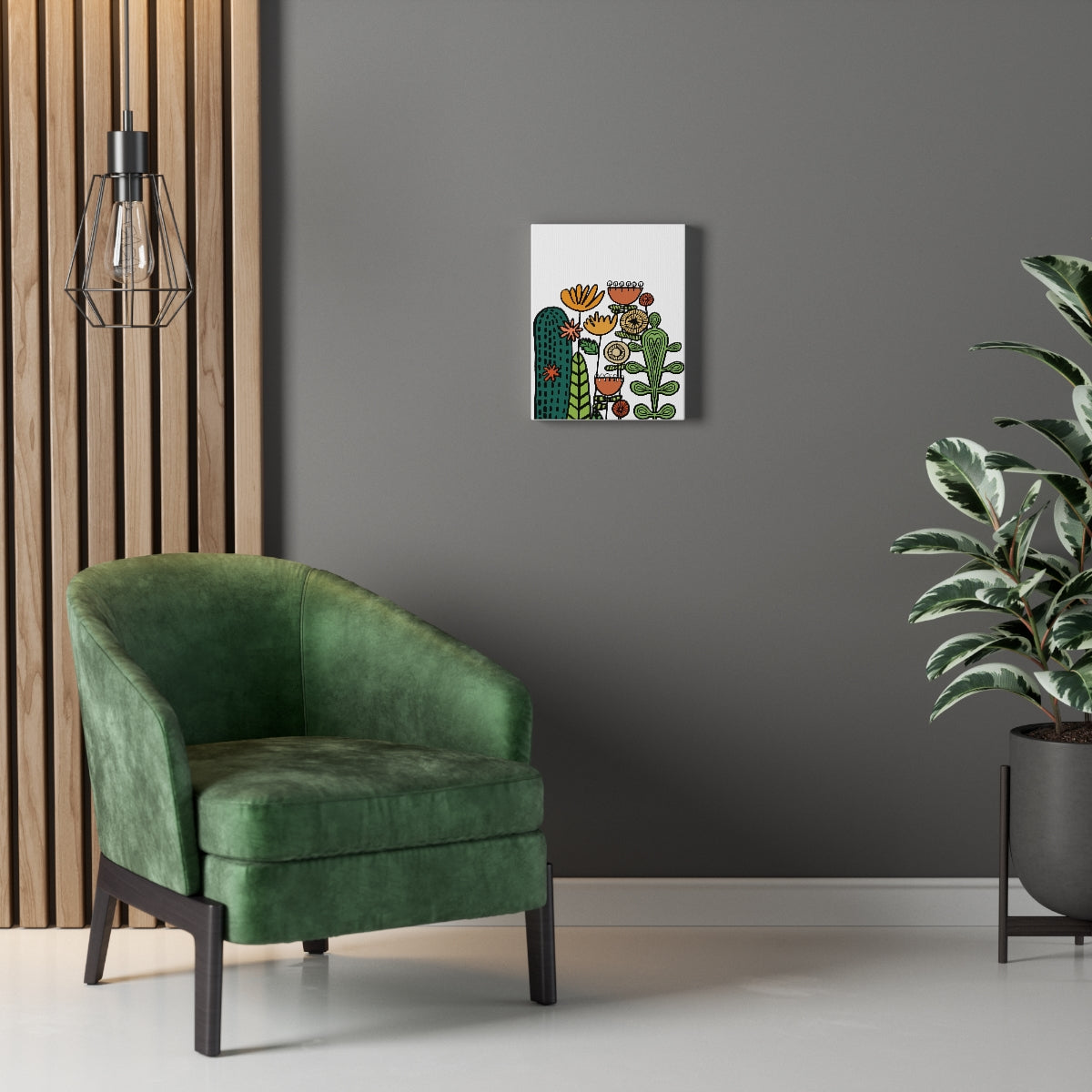 Cactus Stretched Canvas