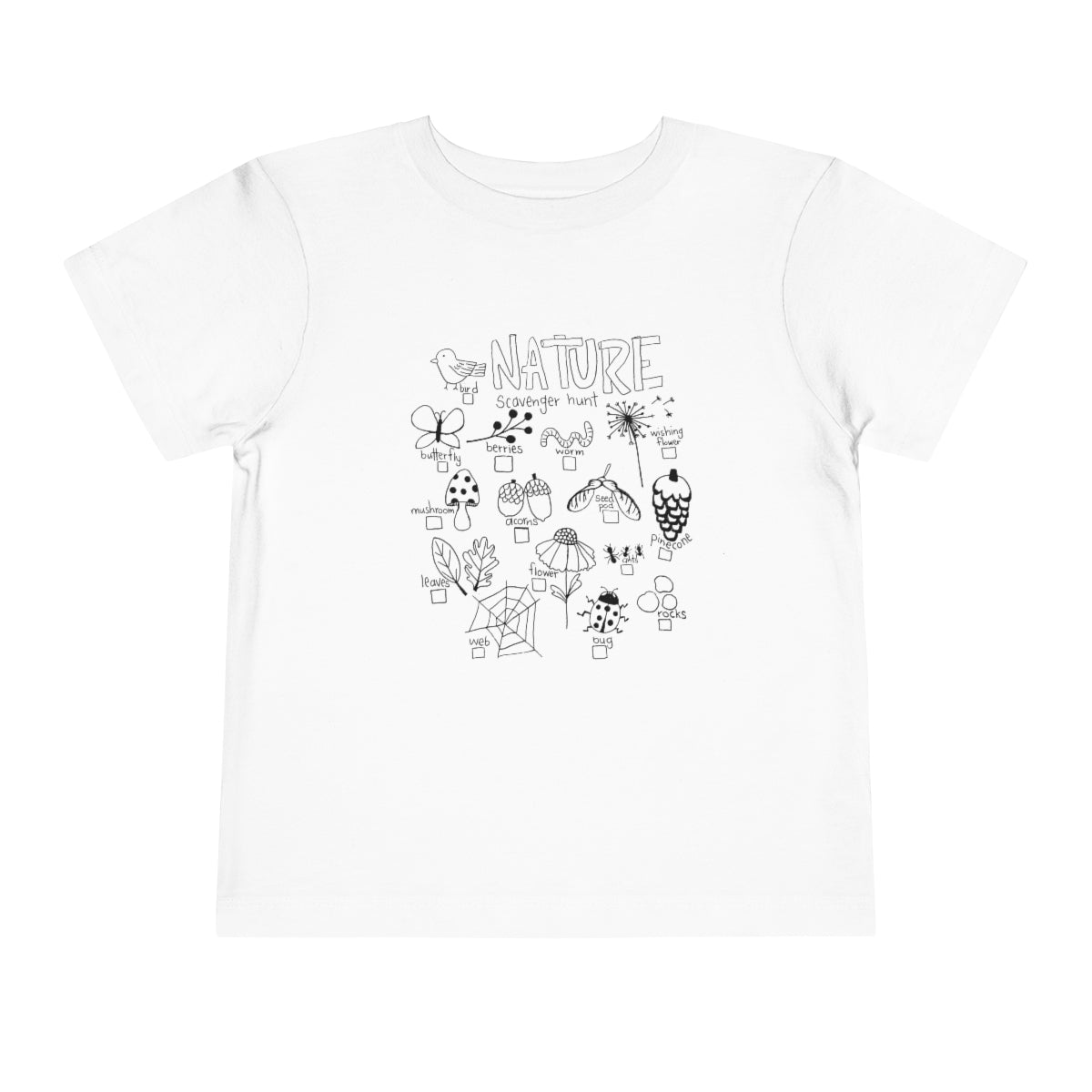 Nature Scavenger Hunt - Toddler Short Sleeve Tee