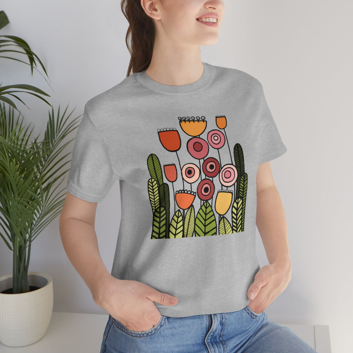 Vintage Botanical Flower T-shirt, Teacher flower shirt, Floral Flower tshirt, botony tee, nature shirt