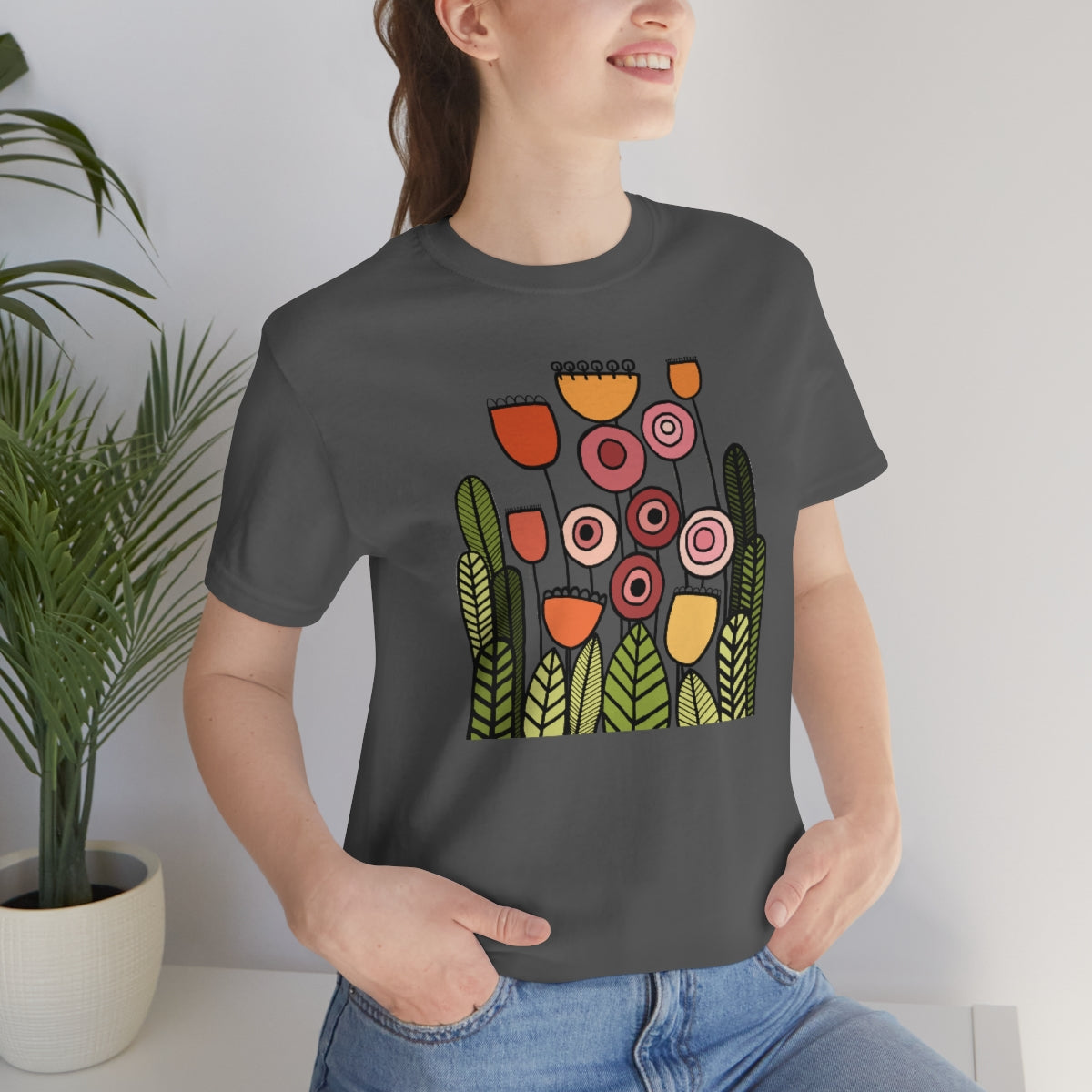 Vintage Botanical Flower T-shirt, Teacher flower shirt, Floral Flower tshirt, botony tee, nature shirt