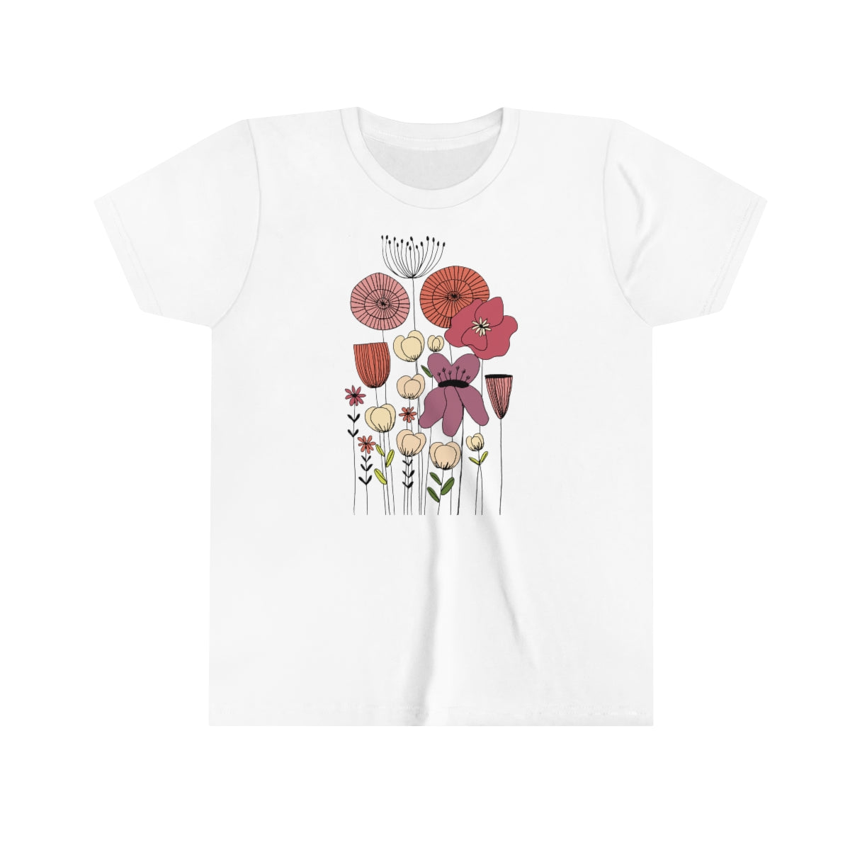 Wild Flowers - Youth Short Sleeve Tee