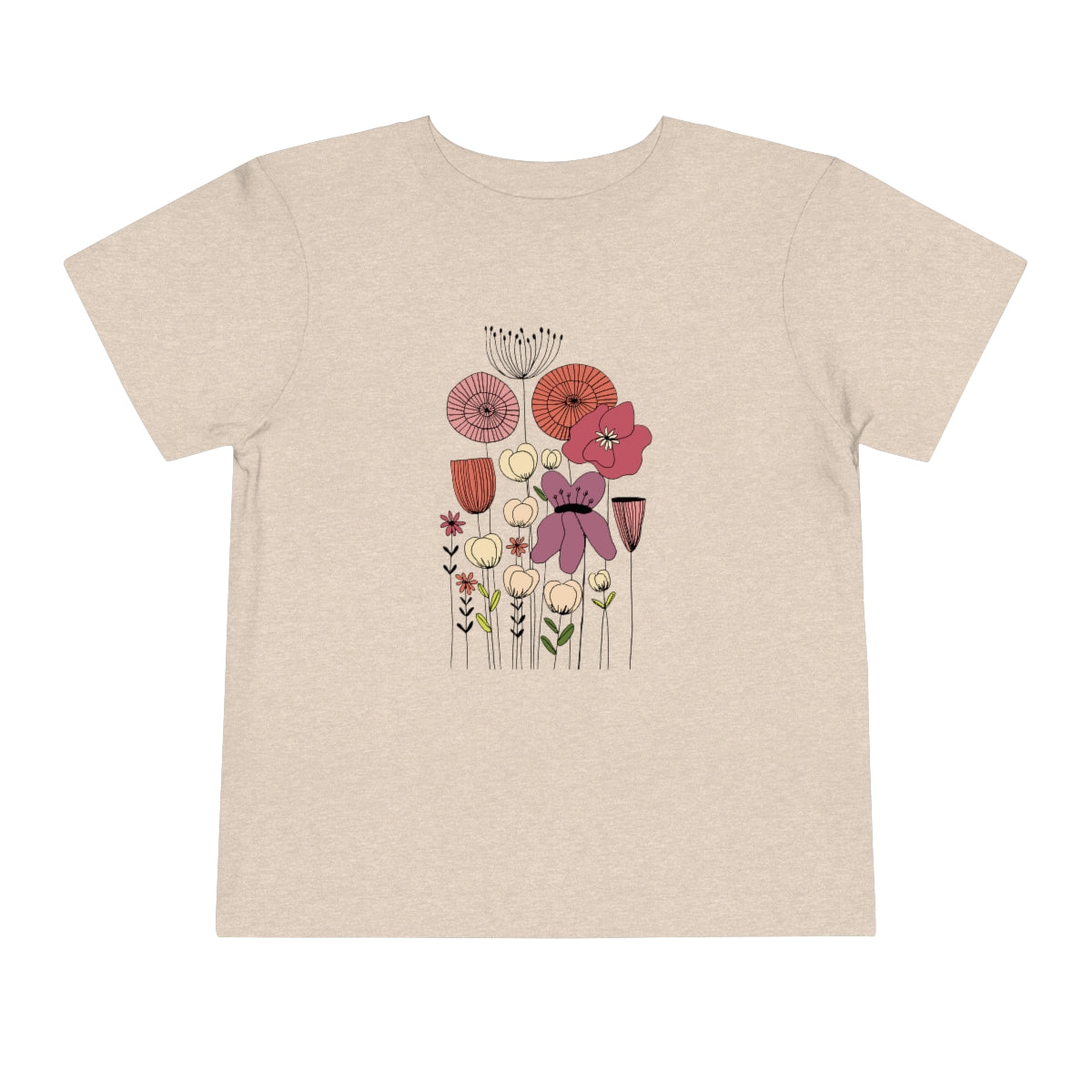 Wild Flowers - Toddler Short Sleeve Tee