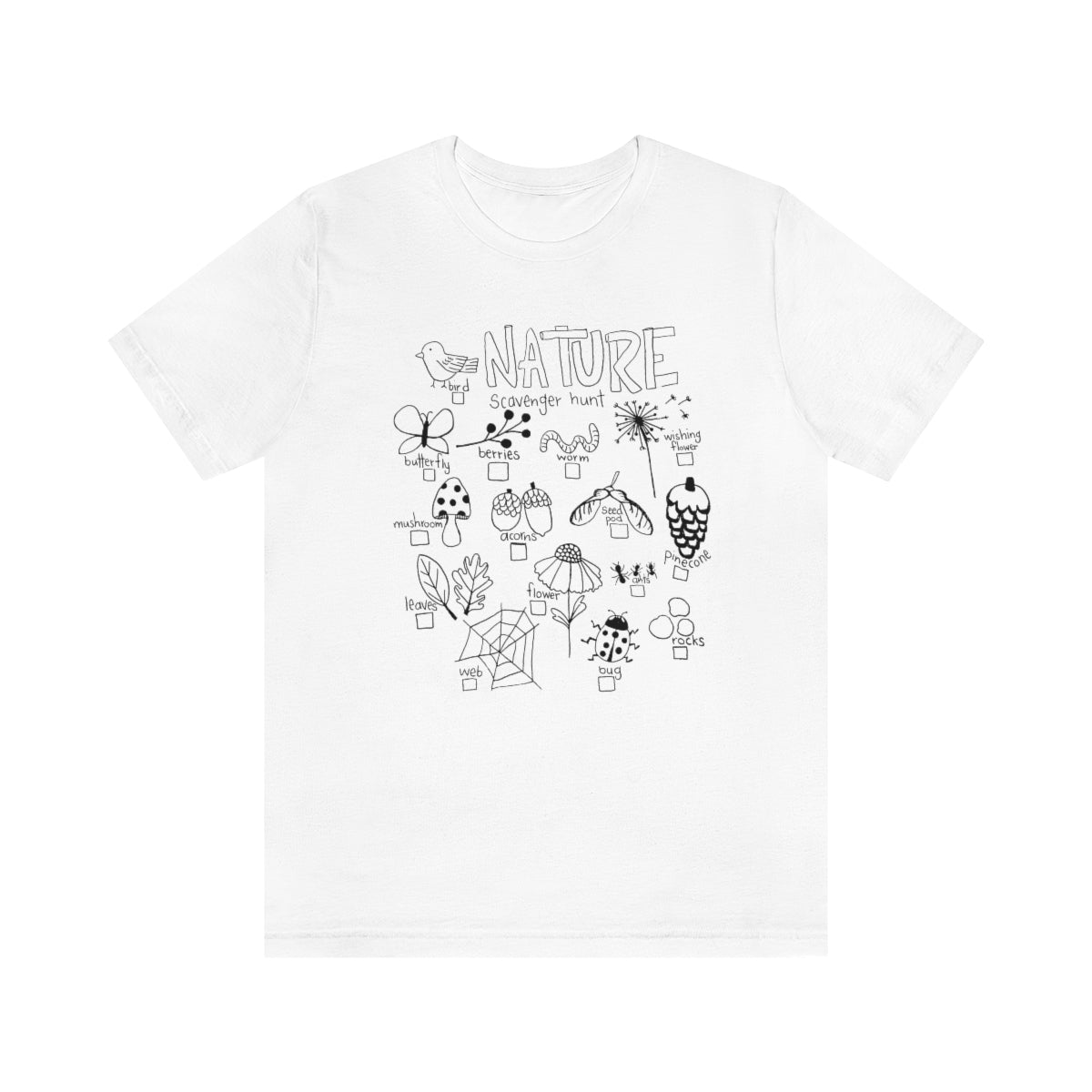 Nature Scavenger Hunt T Shirt, Teacher Life Shirt, Inspirational Teacher Shirts,Teach love, Back To School, Teacher Appreciation Shirt