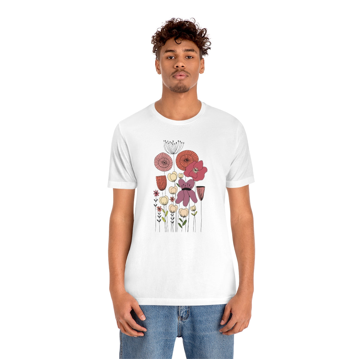 Vintage Botanical Flower T-shirt, Teacher flower shirt, Floral Flower tshirt, wildflower shirt, montessori tee, nature shirt