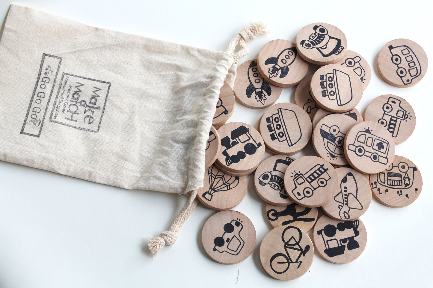 Make a Match - Toddler - Transportation