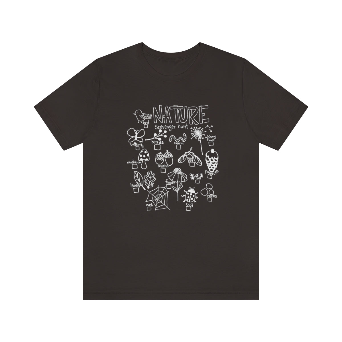 Nature Scavenger Hunt T Shirt Dark, Teacher Life Shirt, Inspirational Teacher Shirts,Teach love, Back To School, Teacher Appreciation Shirt