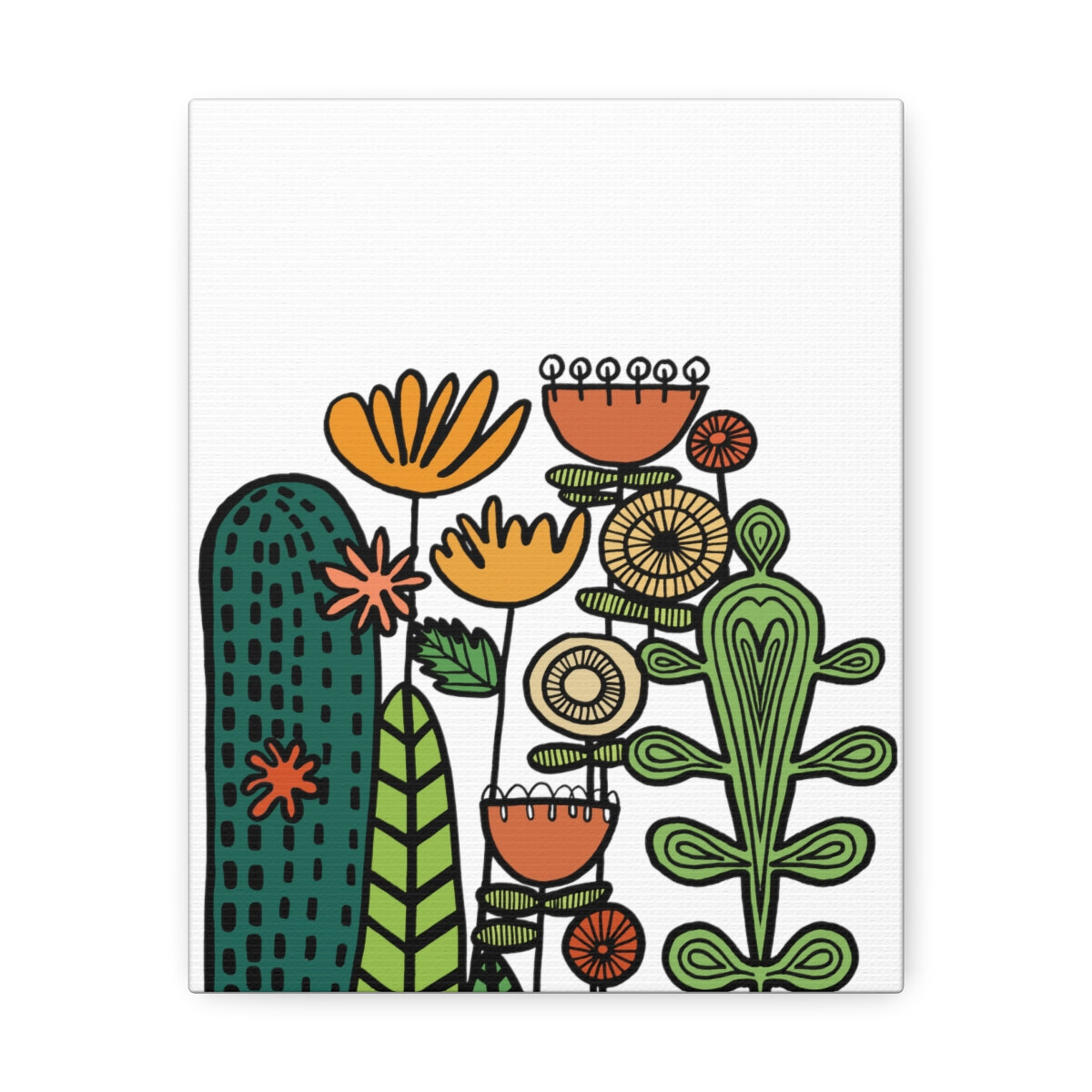 Cactus Stretched Canvas
