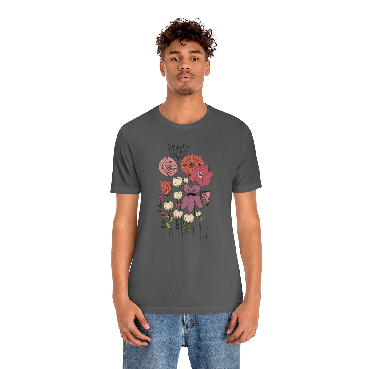 Vintage Botanical Flower T-shirt, Teacher flower shirt, Floral Flower tshirt, wildflower shirt, montessori tee, nature shirt