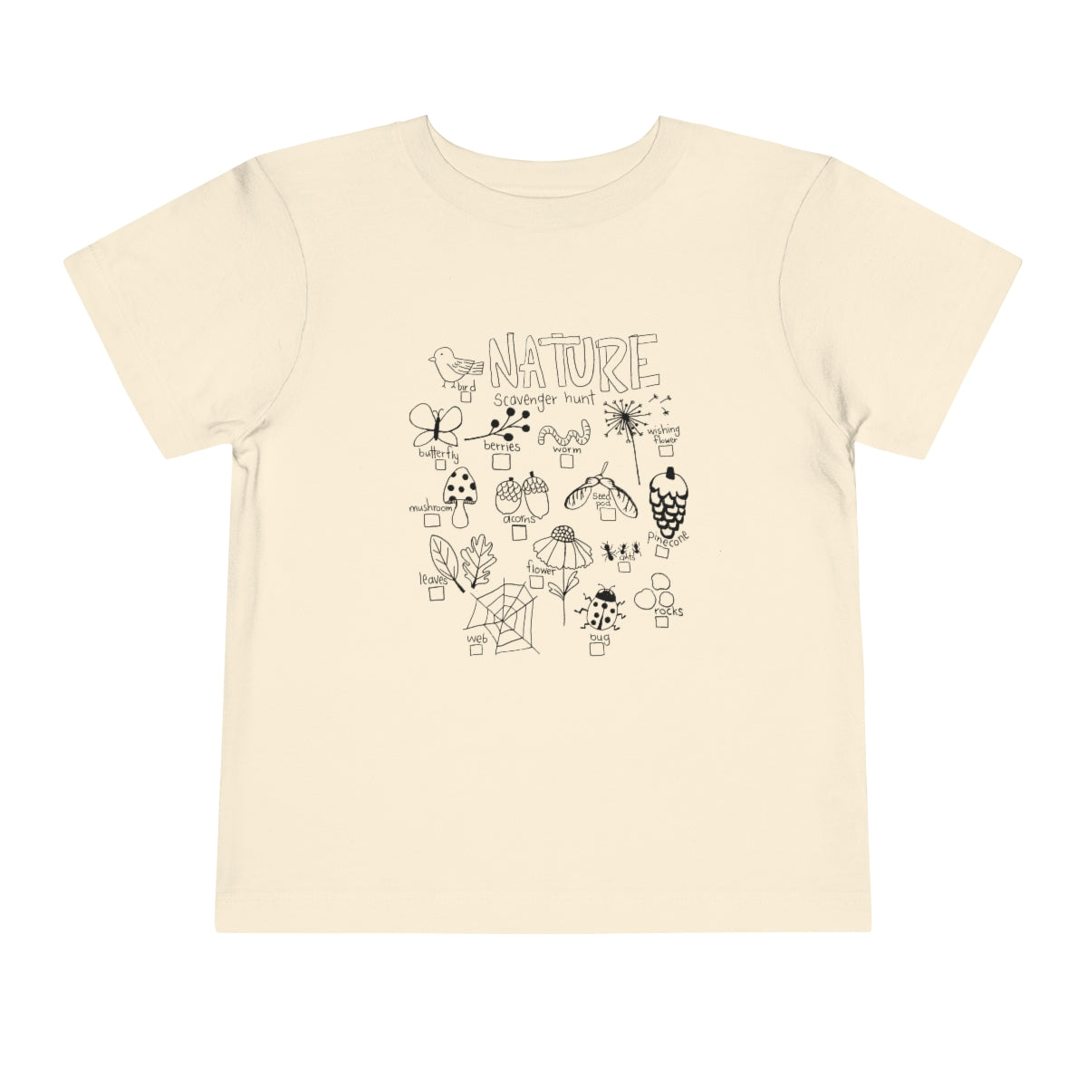 Nature Scavenger Hunt - Toddler Short Sleeve Tee
