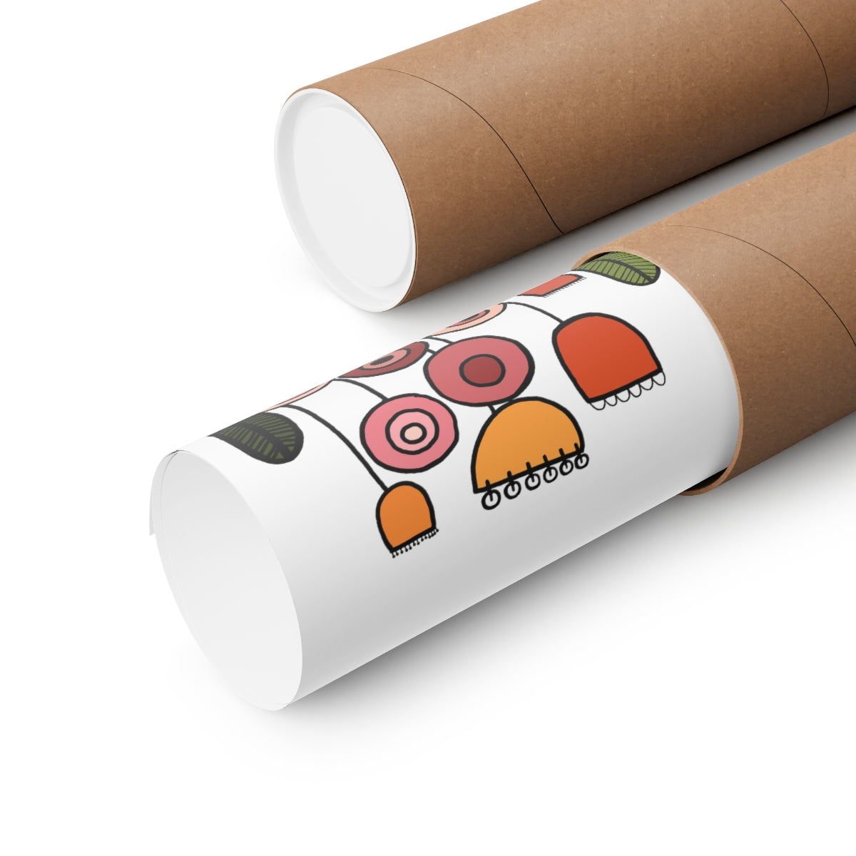 Happy Flower Field Premium Matte vertical posters