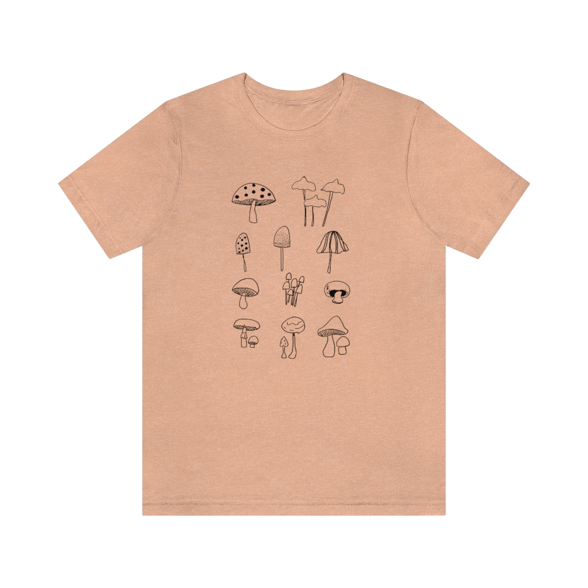 Mushroom T-shirt, Teacher flower shirt, Nature tshirt, wildflower shirt, montessori teach shirt