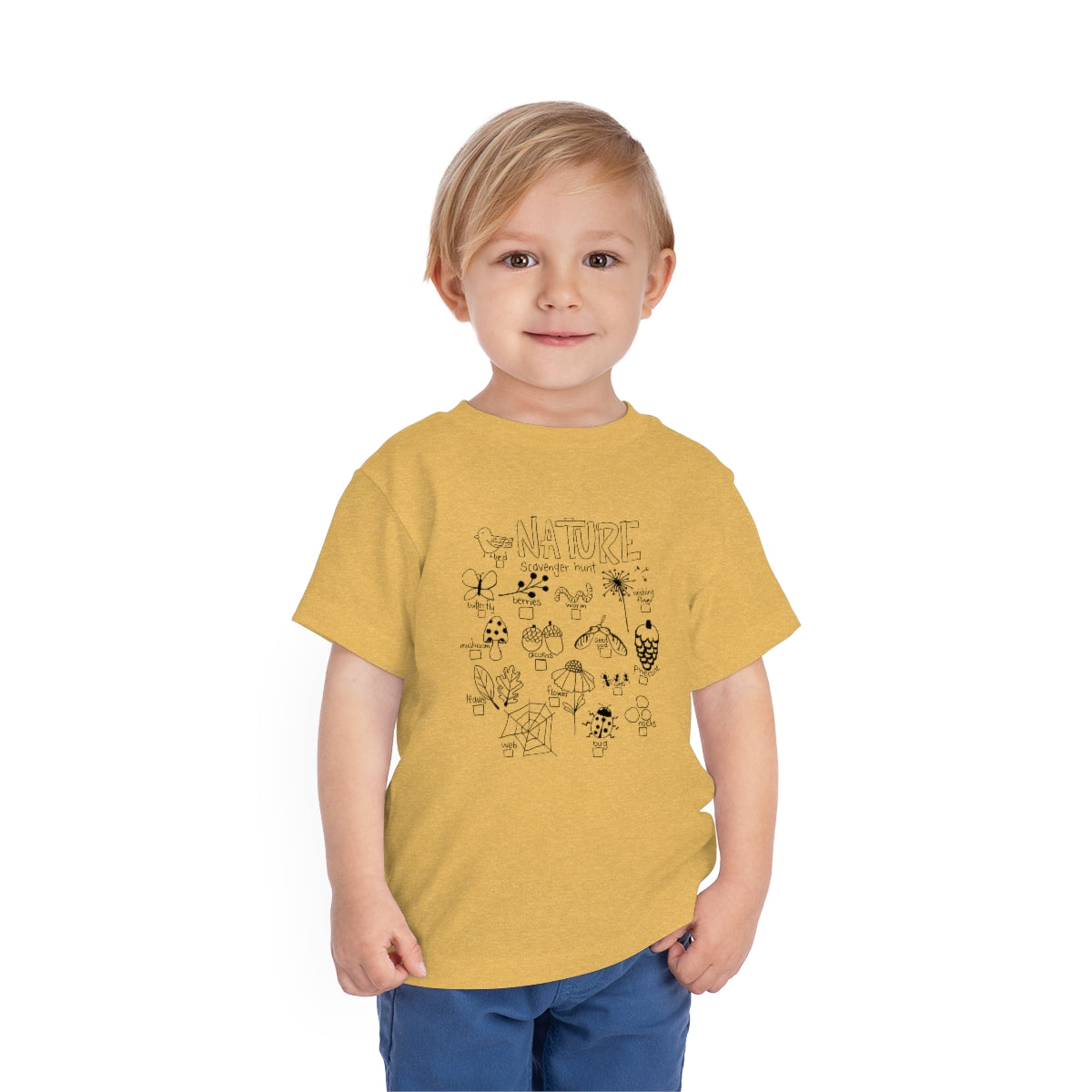 Nature Scavenger Hunt - Toddler Short Sleeve Tee