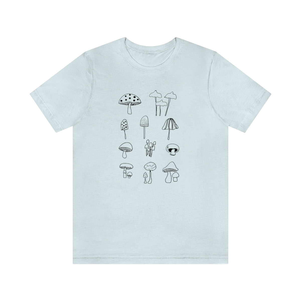 Mushroom T-shirt, Teacher flower shirt, Nature tshirt, wildflower shirt, montessori teach shirt