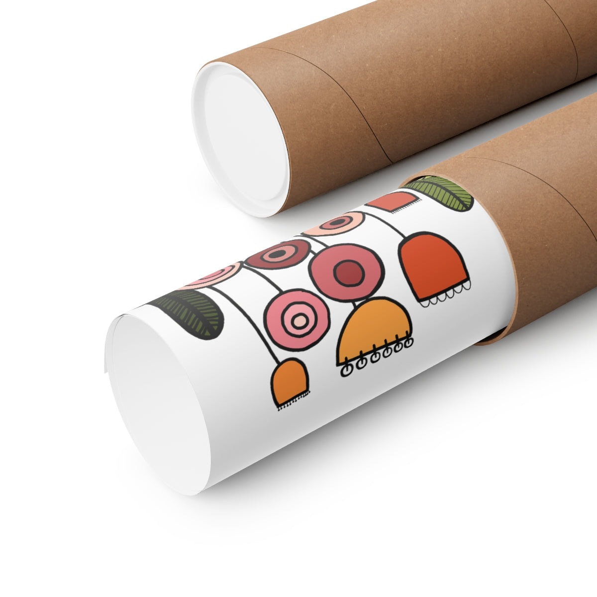 Happy Flower Field Premium Matte vertical posters